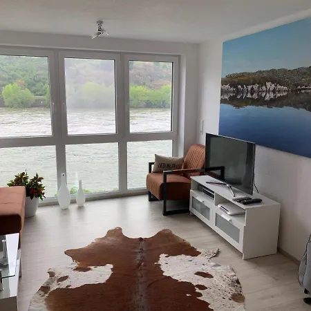 Grosse Mit Rheinblick Apartmán Boppard