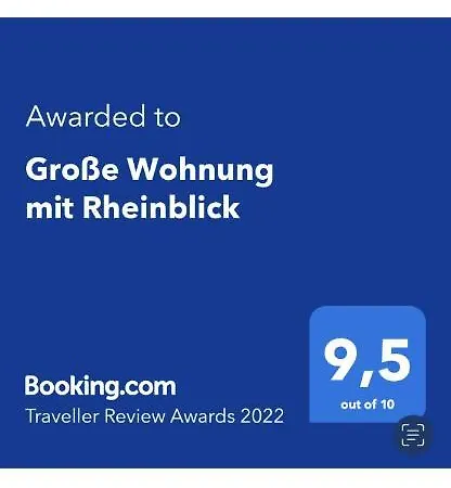 Apartment Grosse Mit Rheinblick *
