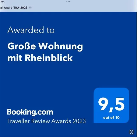 Grosse Mit Rheinblick Apartmán Boppard